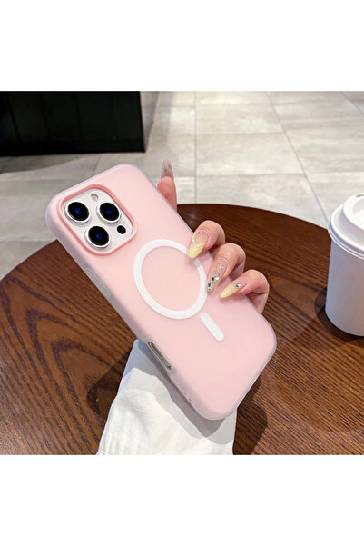 Choice40 iPhone 13 LightPink Luxury Candy For Magsafe Magnetic Wireless Charg...