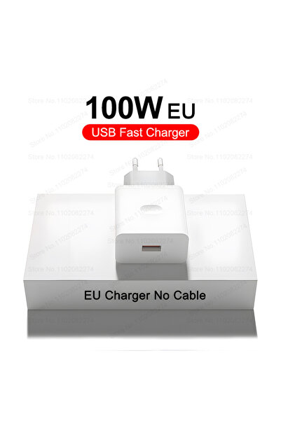 Choice EU Charger no Cable For 100W SuperVOOC USB Fast Charger For 15 15r 13 ...