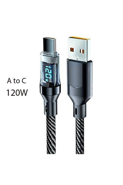Choice3 1m 120W A to C cable 100W 120W USB C Cable Fast Charging Cord with LE...