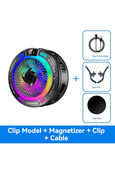 Choice k50-black K50 AI Mobile Cooler Magnetic Back-clip Ice Cooling Radiator...