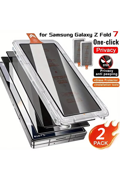 Choice1 Galaxy Z Fold7 2PCS Privacy NNBILI 2PCS Easy Install Screen Protector...