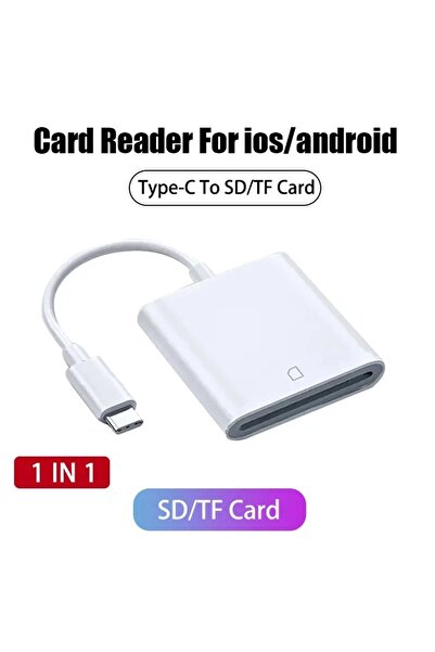 choice2 SD Card Reader Type C SD TF Memory Card Reader Adapter for SD TF Card...