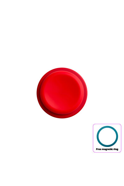 Choice Red Magnetic Round Silicone Phone Grip Stand Holder Socket Griptok For...