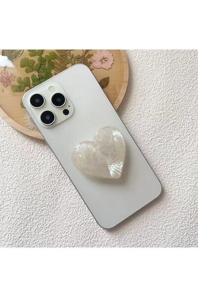 Choice8 black Korean Ins Cute Purple Heart Shell-patterned Desktop Phone Stan...
