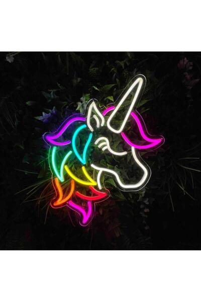 NEON LED KAYSERİ UNİCORN NEON LED PEMBE RENKLİ