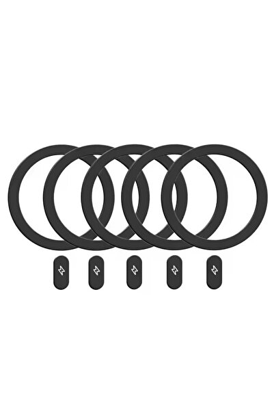 Choice4 5 Black for Magsafe Magnetic Plate Ring Universal Macsafe Metal Stick...