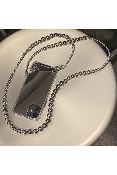 Choice5 iPhone17 Pro Max silver Personalized mirror bead chain neck protectio...