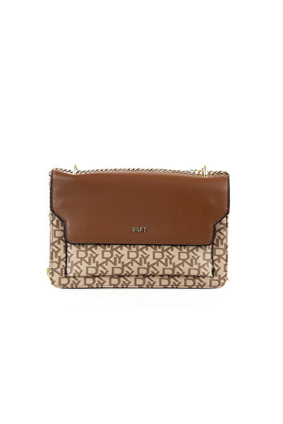 Dkny DK New Light Luxury Classic Embossed Flap Chain Bag, Commuter Shoulder C...