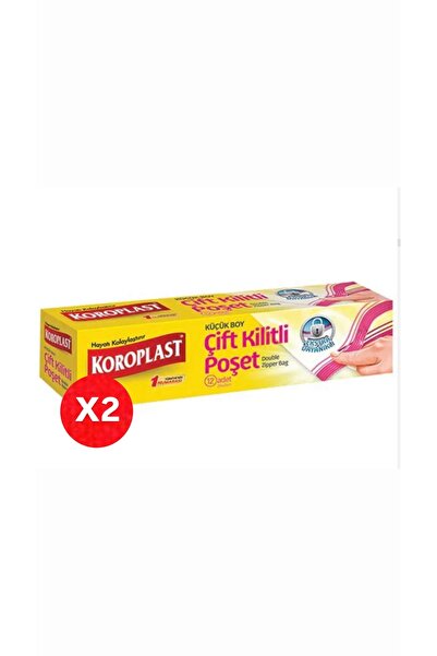 Koroplast Çift Kilitli Poşet Küçük Boy