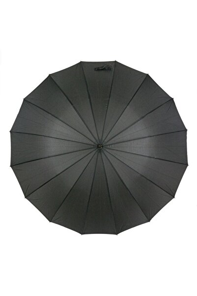 Zâna Casei Umbrelă automată neagră de ploaie cu mâner tip baston 93cm