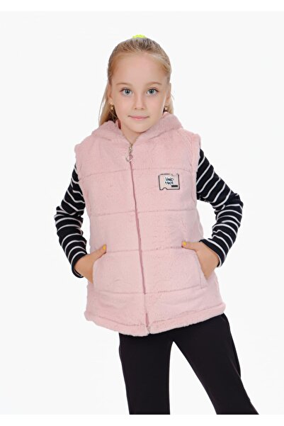 markam pink Peluş Içi Elyaflı Yelek