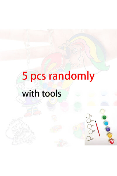 Choice 5pcs randomly 5pcs Window Art Suncatcher Painting Kit Crafts Activitie...