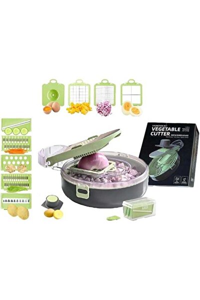 Generic Multi-Function Vegetable Chopper with Container, Onion Chopper, Veggi...