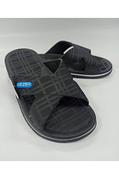 NECO GİYİM Gezer Men's Striped Eva Pool Beach Bathroom Home Street Slippers B...