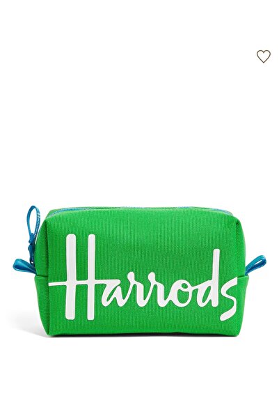 Harrods شنطة مكياج هارودز لندن - لون اخضر ( اصلية - من شركة هارودز - لندن) مص...