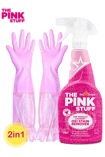 THE PINK STUFF The Pink Stuff Oxi Stain Remover 500ml Kit with Long Protectiv...