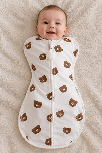 Billy Baby Unisex Bebek Uyku Tulumu Kundak – %100 Pamuklu Penye Kumaş – Fermu...