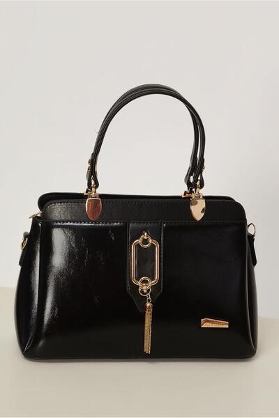 Alvina Faux Leather Bag with Tassel Detail 2239