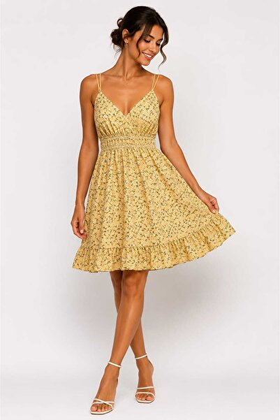 Generic Brand Rochie cu flori