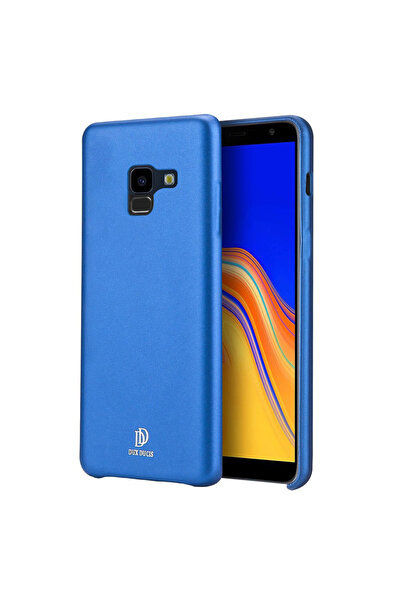 Dux Ducis Skin Lite Θήκη Πλάτης από Δερματίνη PU - Μπλε (Samsung Galaxy A8 Pl...