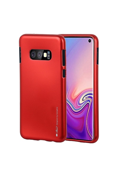 Mercury i-Jelly Θήκη Σιλικόνης Στενής Εφαρμογής Κόκκινη (Samsung Galaxy S10e)