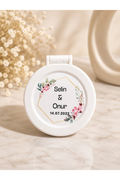 Kişiye Özel Ayna Nikah,Kına,Nişan,Doğum Hediyeliği 20 adet