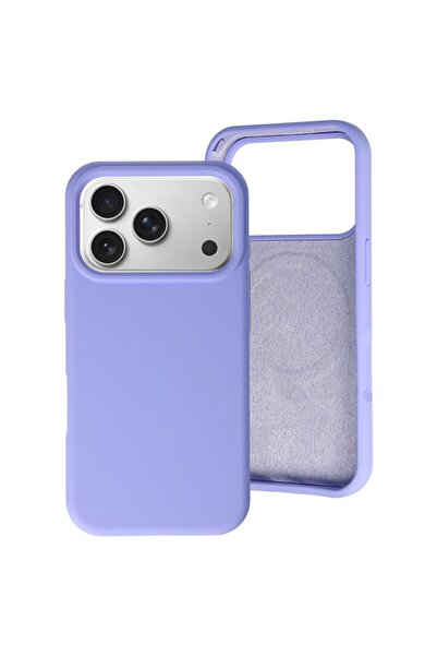 OEM MagColor Pure Case Θήκη Σιλικόνης Συμβατή με MagSafe - Λεβάντα (iPhone 17...