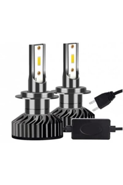 YUPY Σετ 2 λαμπών αυτοκινήτου LED H7 F2 COB, Canbus, 100W, 6000K ψυχρό λευκό ...