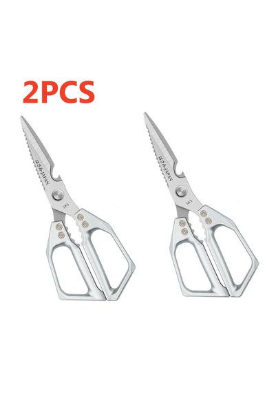 Choice1 2 Pieces Sharp Stainless Steel Kitchen Scissors Poultry Shears Fish B...