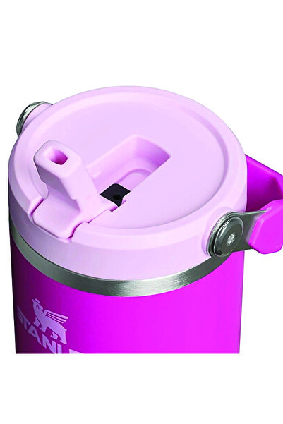Stanley The Iceflow Flip Straw Thermos with Straw Violet Blossom 0.89 Liter