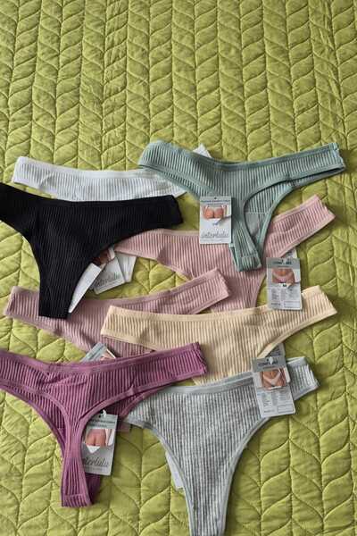 Generic Brand SET 8 CHILOTI TANGA DAMA