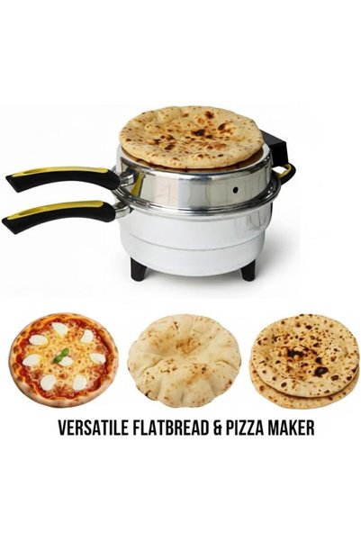 Generic Arabic Khameer Bread Maker | Pita, Khubz & Mini Pizza Cooker | Stovetop Non-Stick Flatbread Cooker | Traditional Middle Eastern Bread Maker