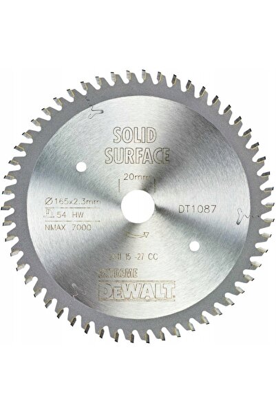Dewalt DT1087 PILARSKA DISC EXTREME PENTRU MATERIALURI TRESPA165/20 MM 54 DINTI