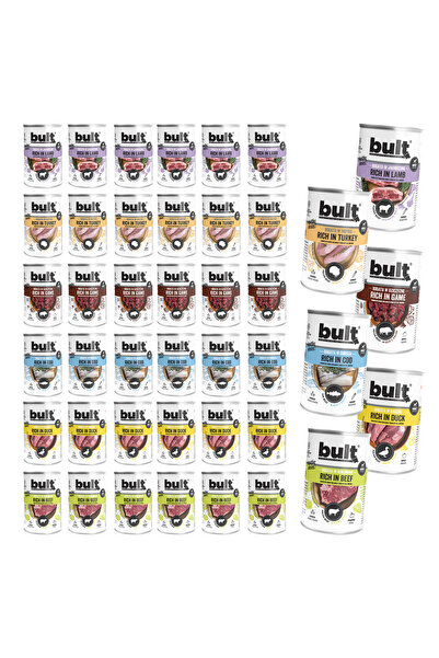 Bult Hrană umedă completă pentru câini, arome asortate, cutie 36x400g