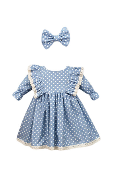 fantasialand Rochita fete casual, 2 piese, culoare albastra
