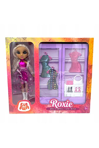 NO BRAND Roxie: Stil și strălucire – Garderobă + păpușă blondă