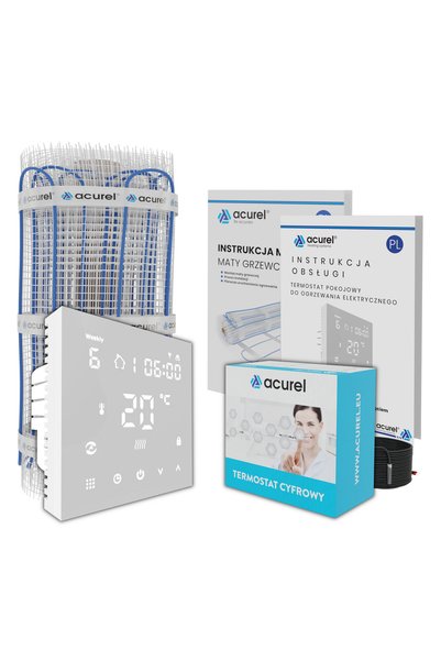 NO BRAND Covor de încălzire 160 W/m², termostat, set de 1 m²