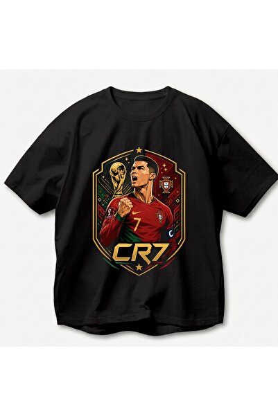 SVART WEAR Cristiano Ronaldo Unisex Oversize 100% Cotton T-Shirt