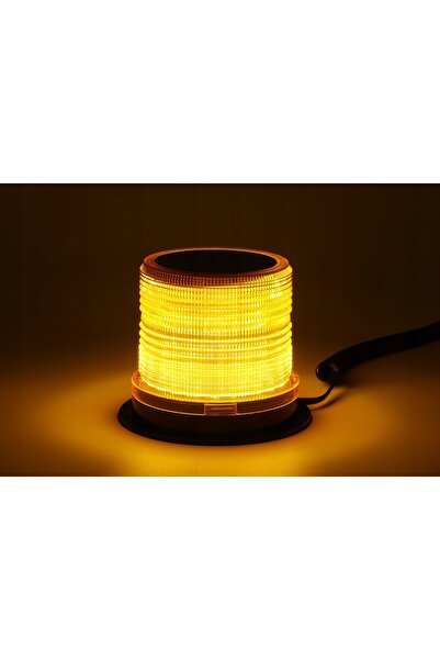 NO BRAND Lampă de avertizare LED pe magnet, lumină Kogut stroboscopică și rot...