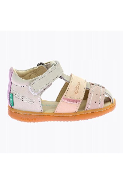 NO BRAND Sandale copii Kickers Kick Bazar roz deschis/multicolor 21 EU