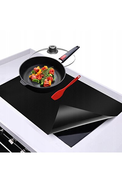 NO BRAND PROTECTOR DE SILICON PENTRU PLITĂ CU INDUCȚIE 52X61 CM NEGRU