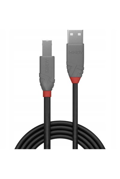 Bark and Lindy Cablu USB Lindy USBA USBB 10 m Gri (36677)