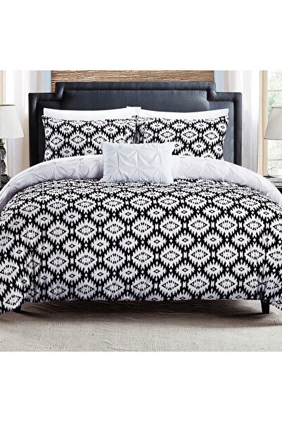 NO BRAND SET DE AȘTERNUTURI 220x200 + 2 FEȚE DE PERNĂ 70x80 BUMBAC SATINAT - ...