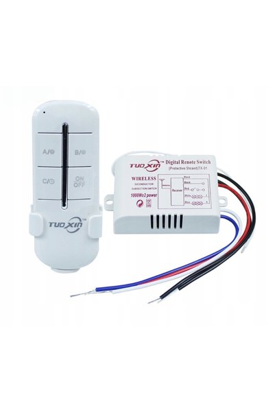 NO BRAND Comutator cu telecomandă pentru aparate electrocasnice 230V, telecom...
