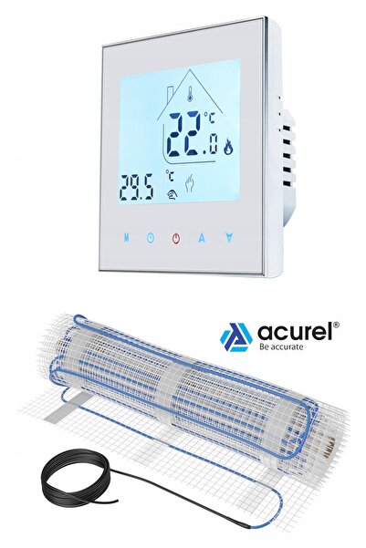 NO BRAND Covoraș electric de încălzire sub gresie 160W/m2 + set termostat WiF...