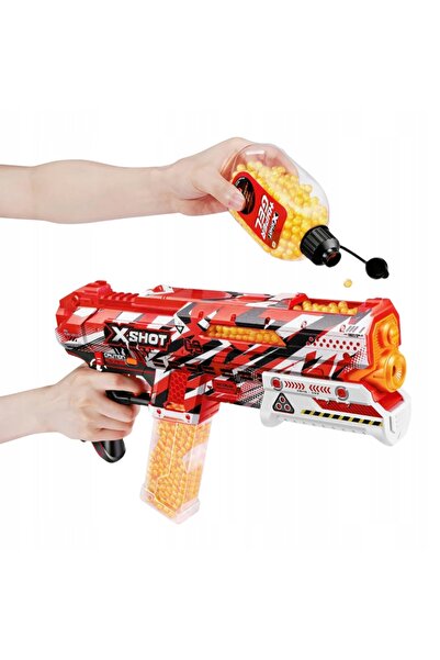 Zuru X-SHOT PISTOL LAUNCHER CU GEL HIPER, SET DE PROȘTE CU AMORȚIRE, OCHELARI...