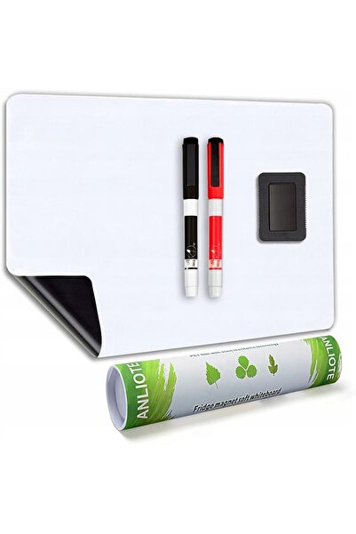NO BRAND Tablă magnetică albă pentru frigider, 20 " x 13 ", tablă de scris și...