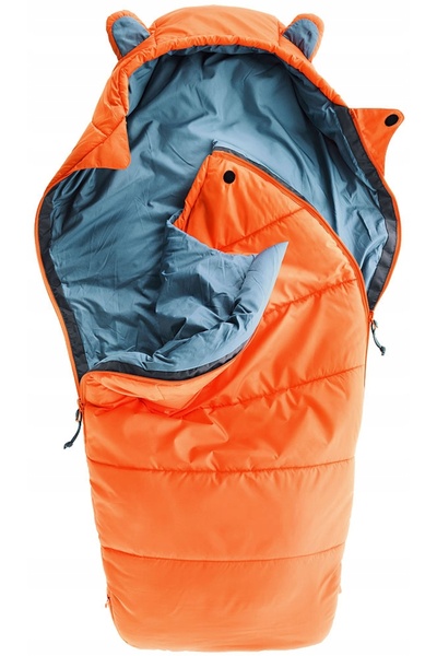 NO BRAND Sac de dormit pentru copii Deuter Little Star șofran/albastru ardezie
