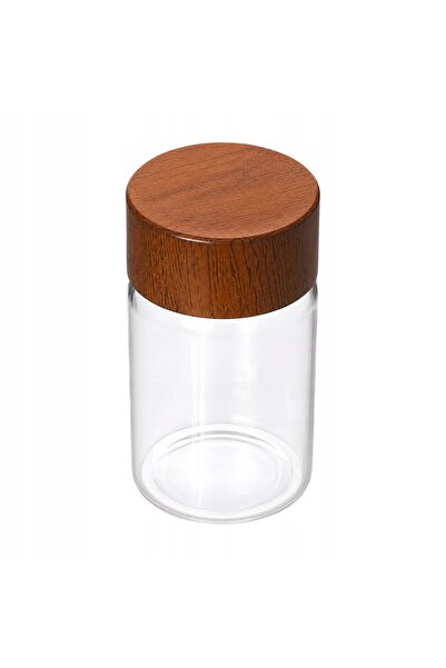 NO BRAND 20 de borcănașe de sticlă de 20 ml, mini borcănașe cu capac din lemn...