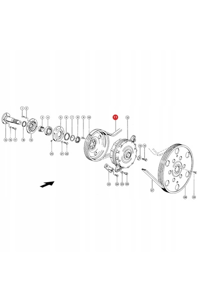 NO BRAND Curea de transmisie CLAAS 667251, Gates 1423224, 2HB2450, NEW HOLLAND